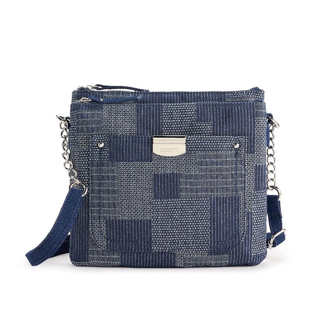 NWT😍Rosetti Denim Patchwork Crossbody Bag